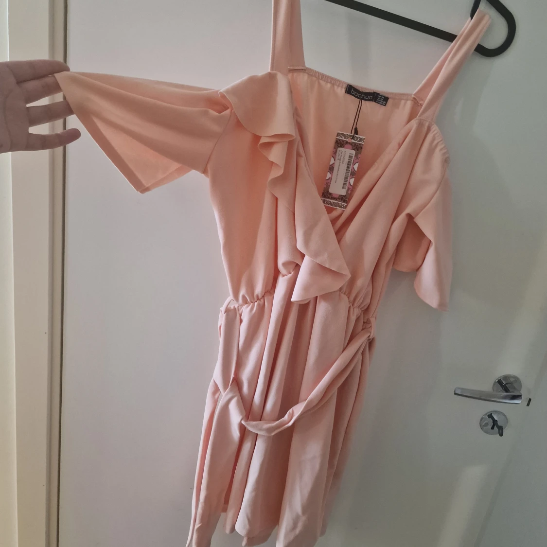 Rosa plussize-klänning Booho - 90