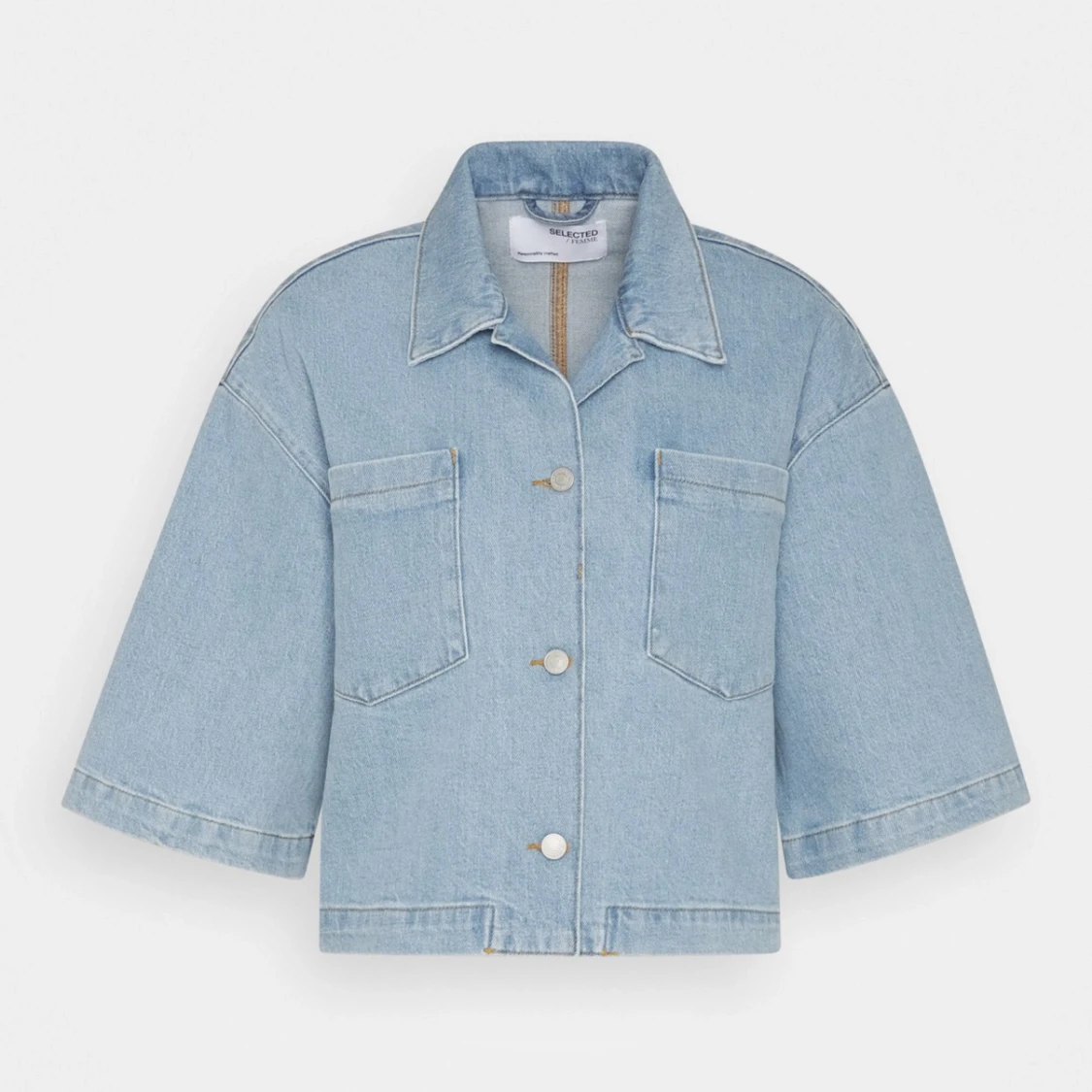 Kortärmad jeansjacka - 91