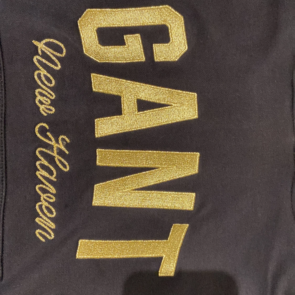 Jätte fin hoodie med gullig text  - 91