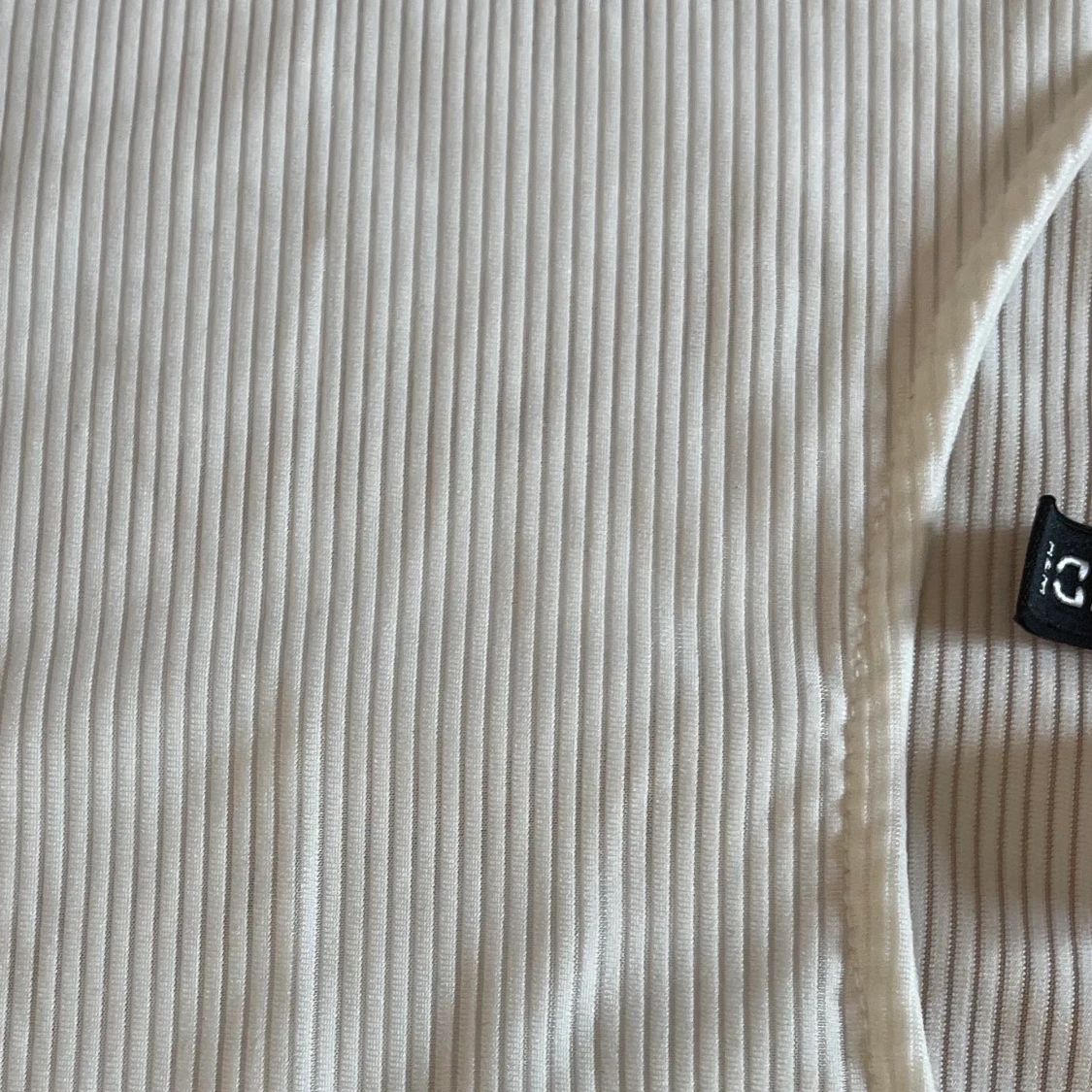 Vit långarmad tröja - 90