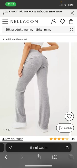 Juicy conture  - Säljer nu mina juicy conture mjukisbyxor då dom är använda fåtal gånger och kommer aldrig till användning, köpt för 1100kr på nk.