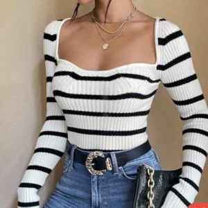 randig tröja  - från shein 