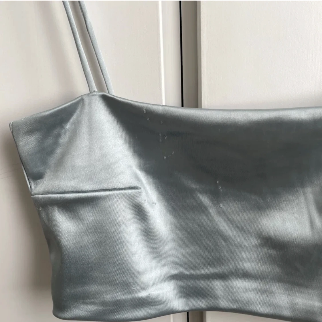 Blå skimrig topp - 91