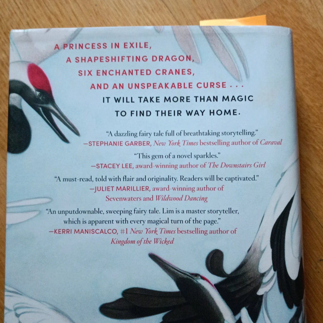 Six crimson cranes bok - 90