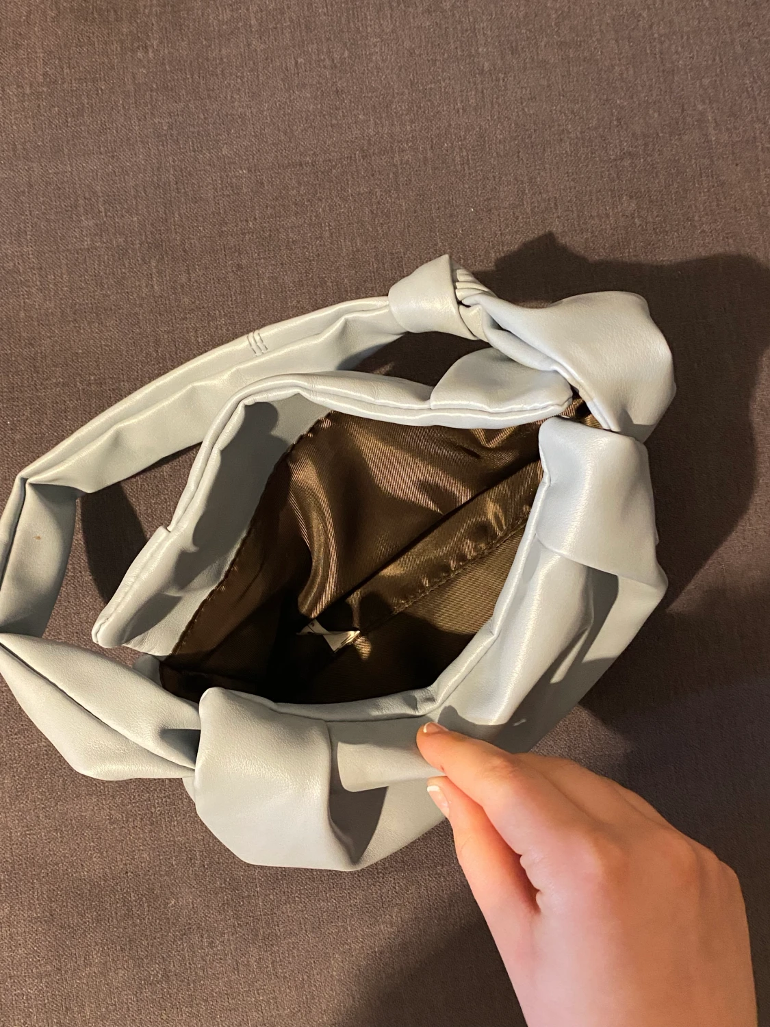 Ljusblå handväska  - 90