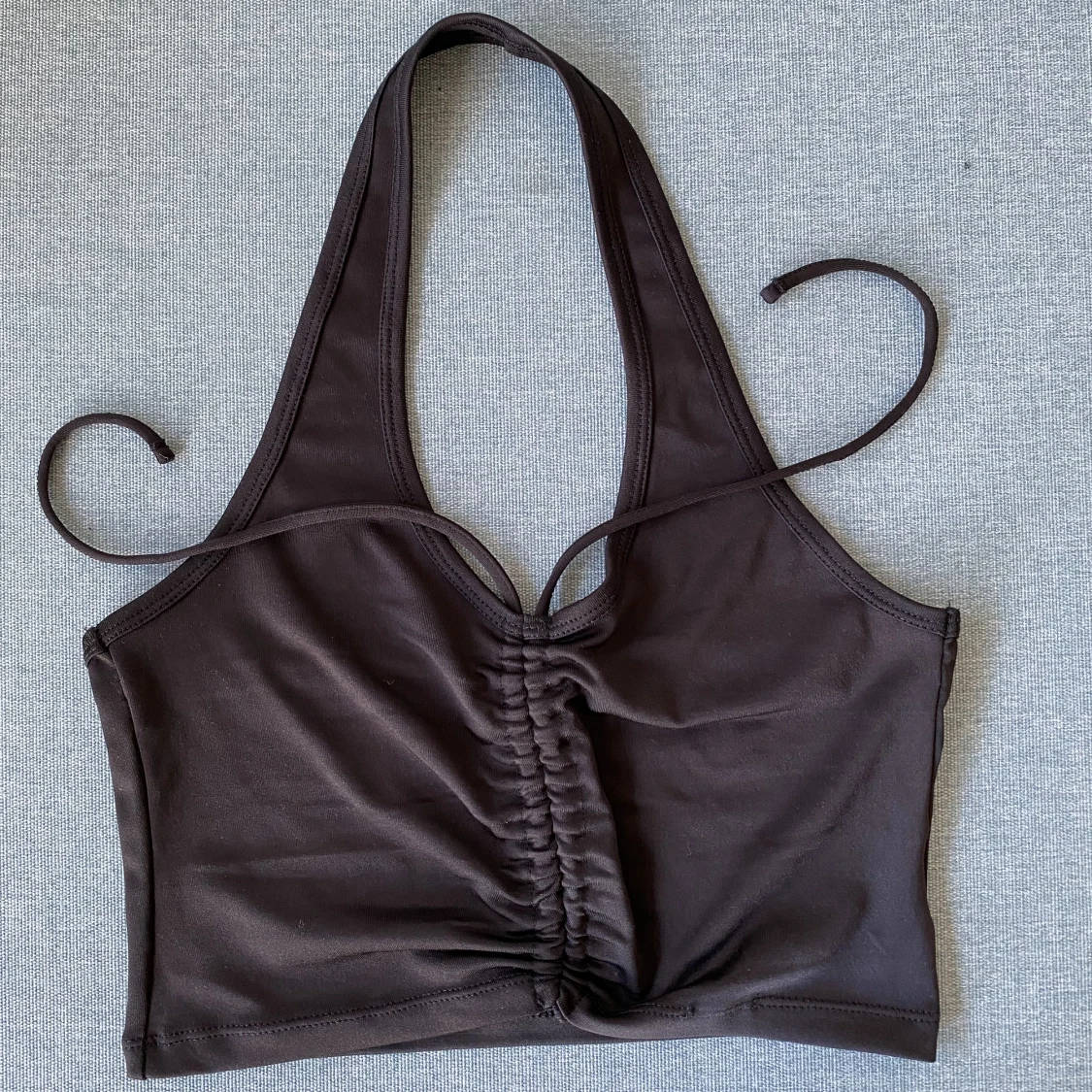 Svart knyt-topp - 91