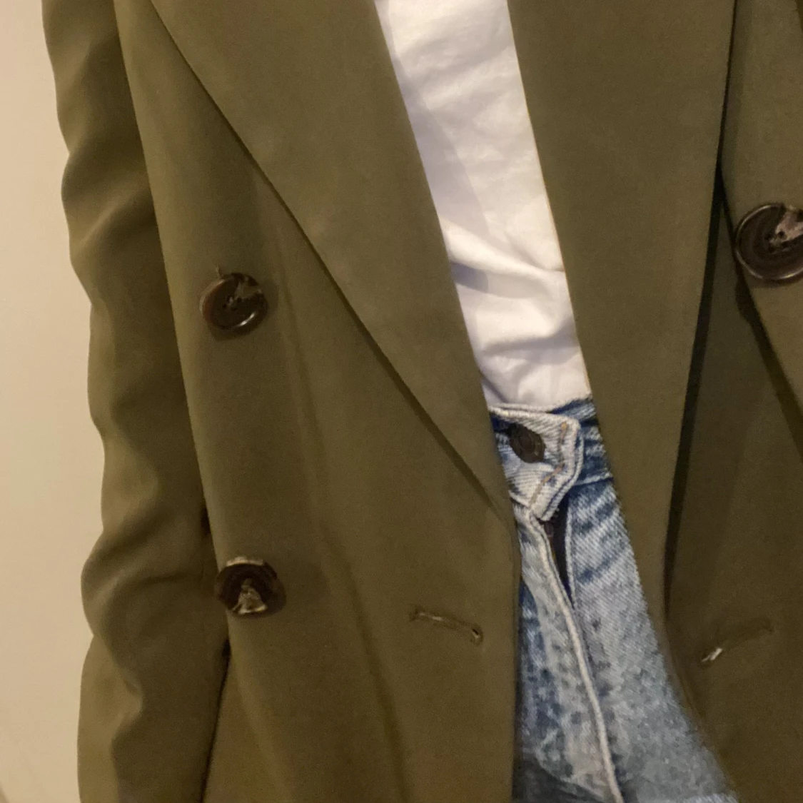 Olivgrön oversize kavaj - 91