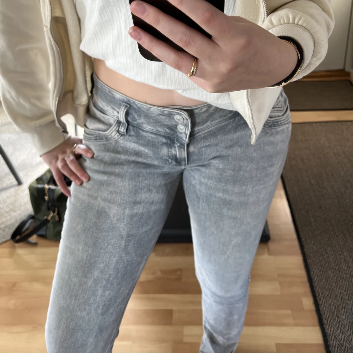 Lågmidjade jeans - 90