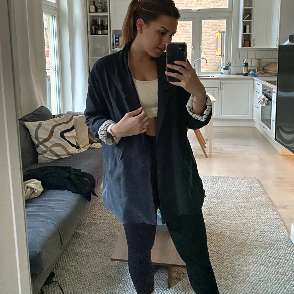 Grå kavaj/jacka - 91