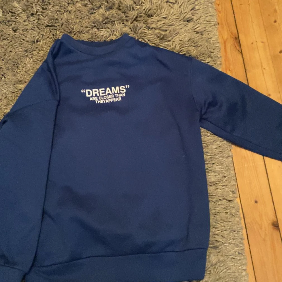 Blå sweatshirt  - 91