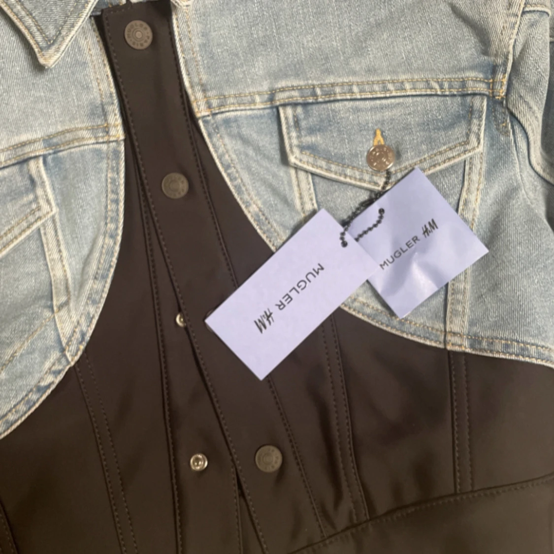 H&m x Mugler jeans jacket S - 91