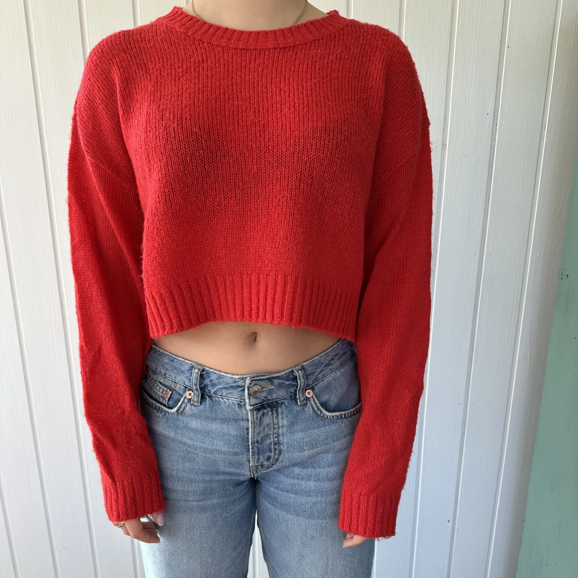 Croppad sweater  - 90