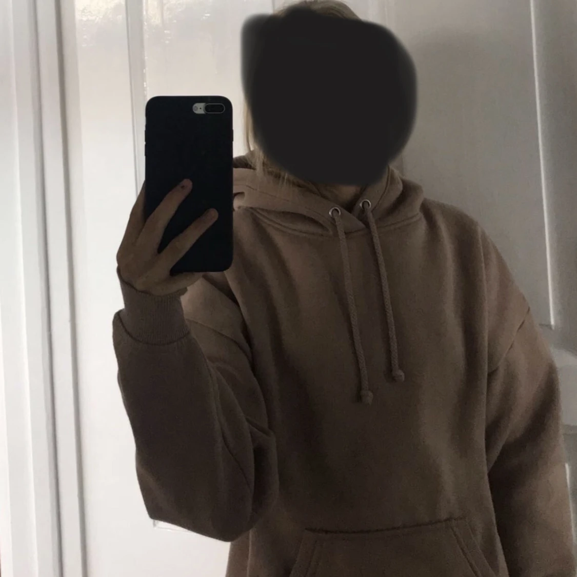 Beige hoodie 