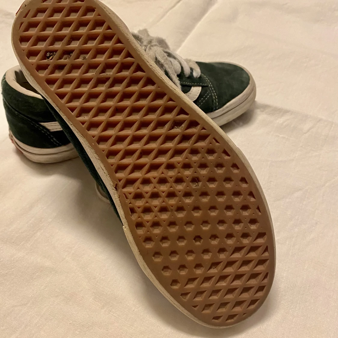 Vans i grön mocka - 91