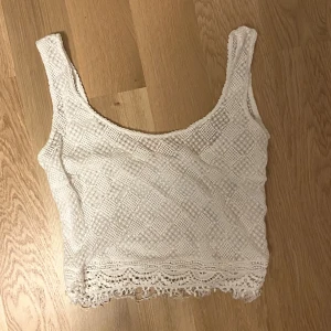 Topp - Vit mesh topp