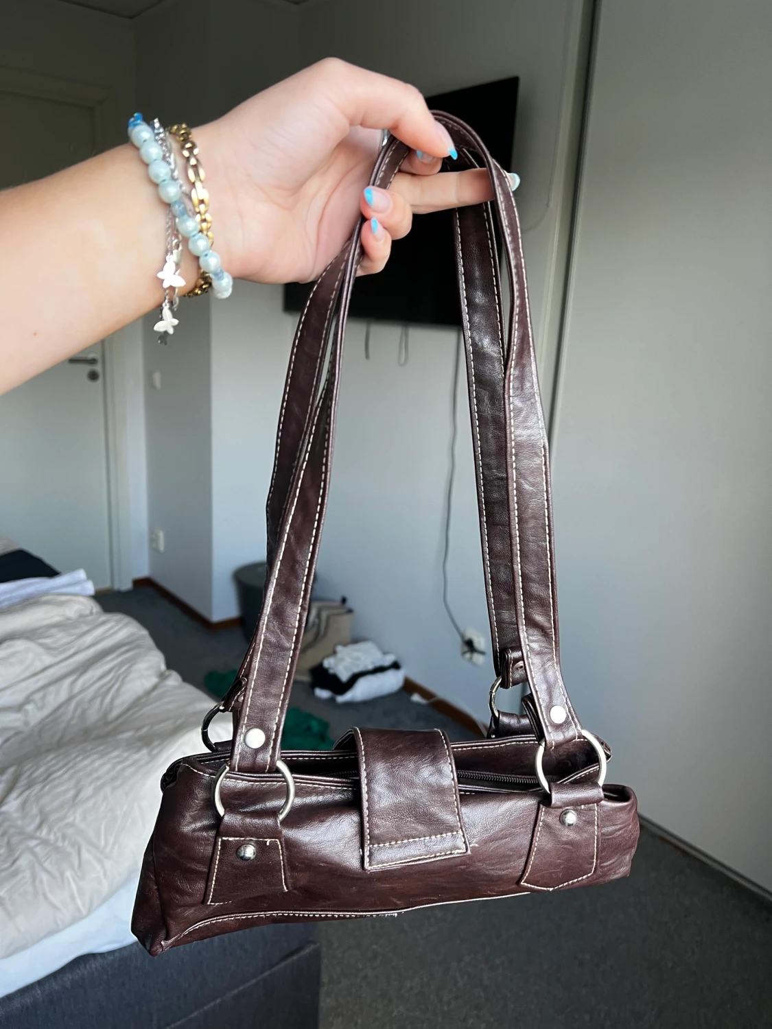 Brun väska  - 90