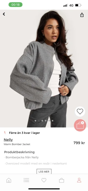 Jacka Nelly  - Slutsåld jacka från Nelly. Säljer då jag köpte två stycken storlekar. 