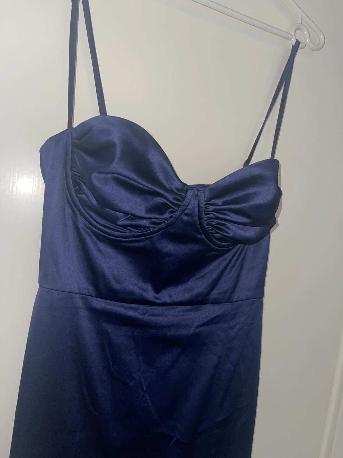 Babyboo - Navy klänning - 90