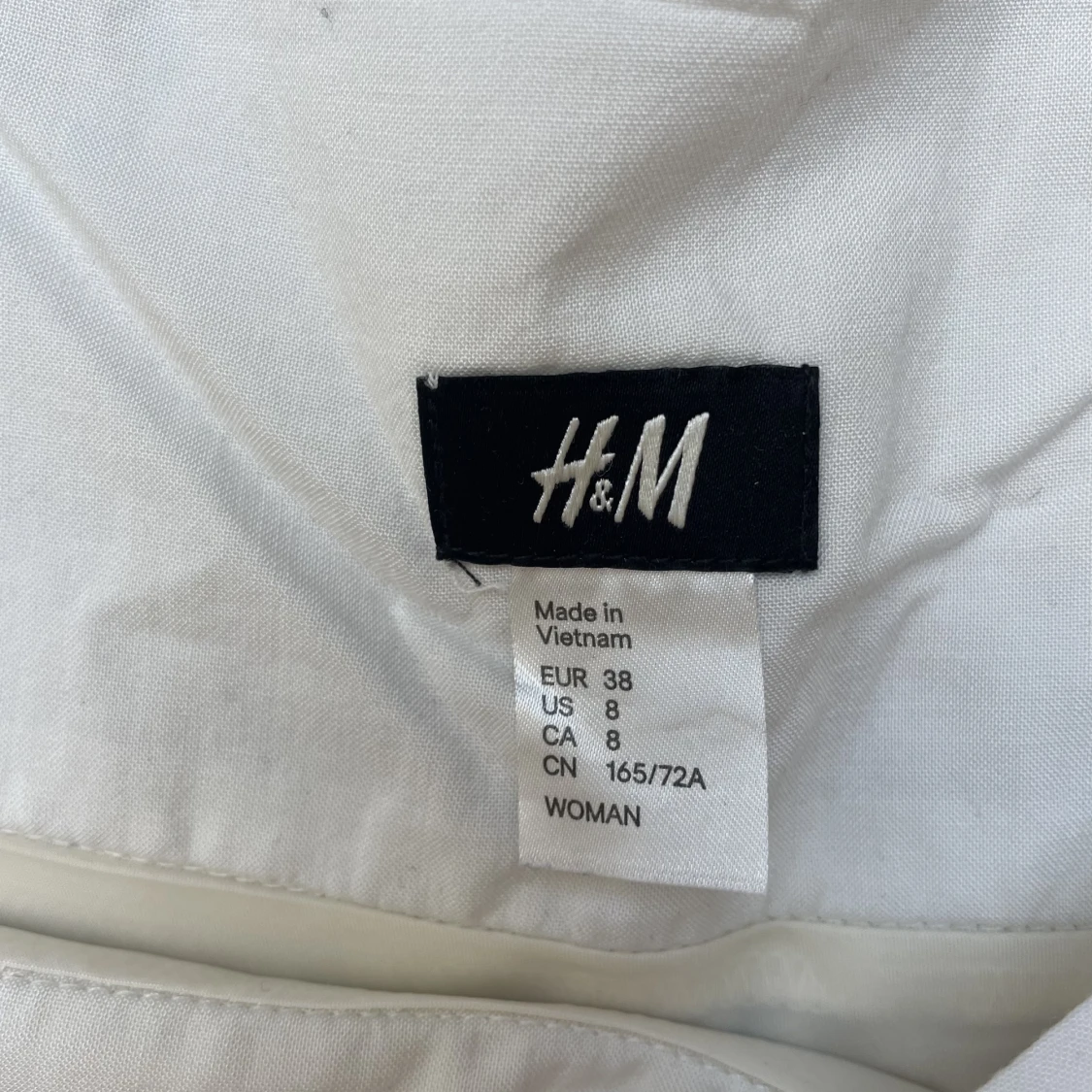 Vit längre kjol - 91