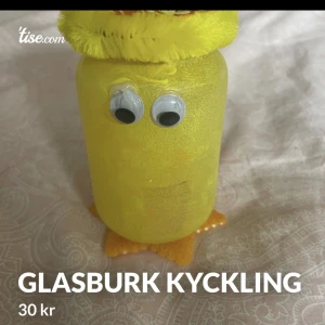 glasburk kyckling  - ny inte använd 