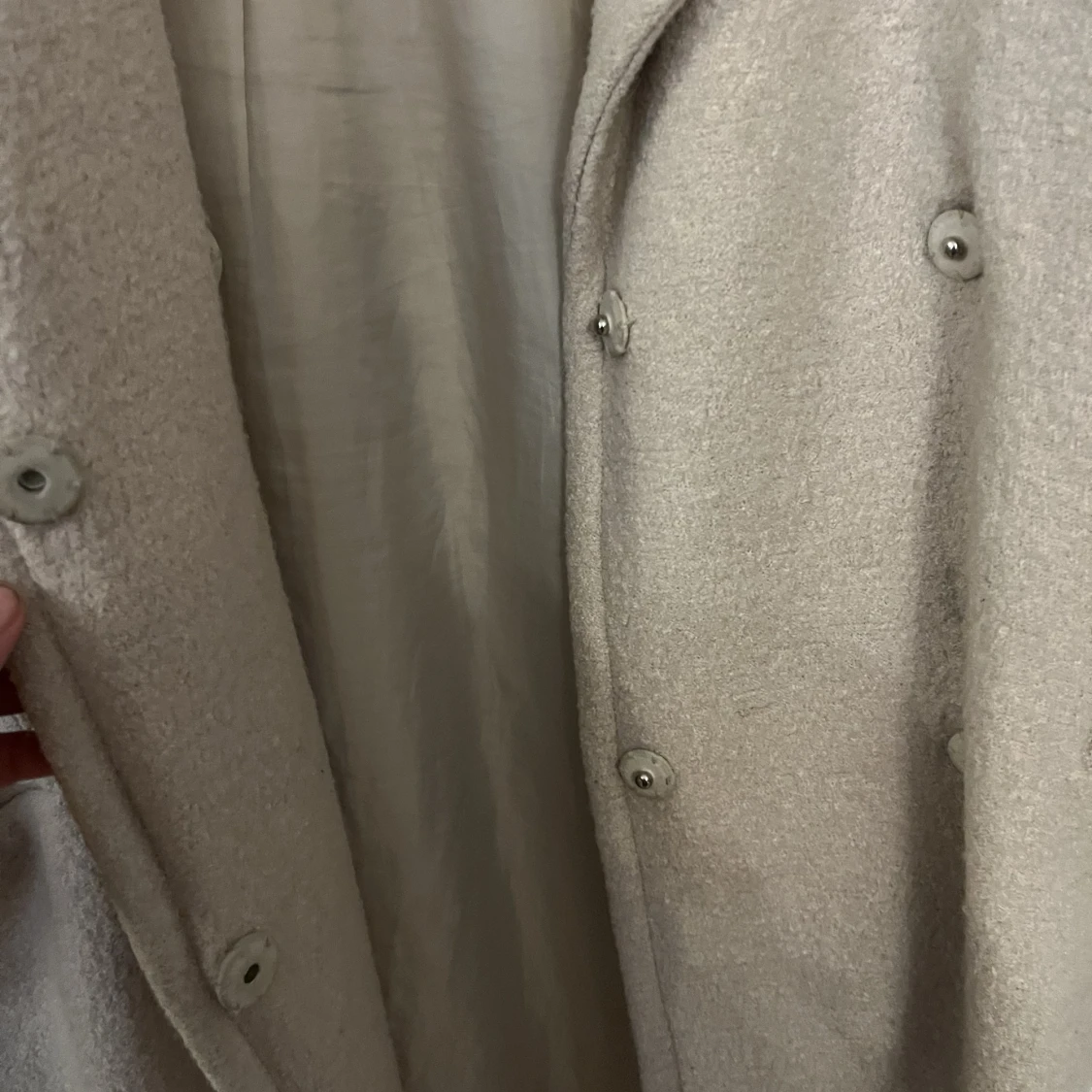 Beige höstkappa - 90