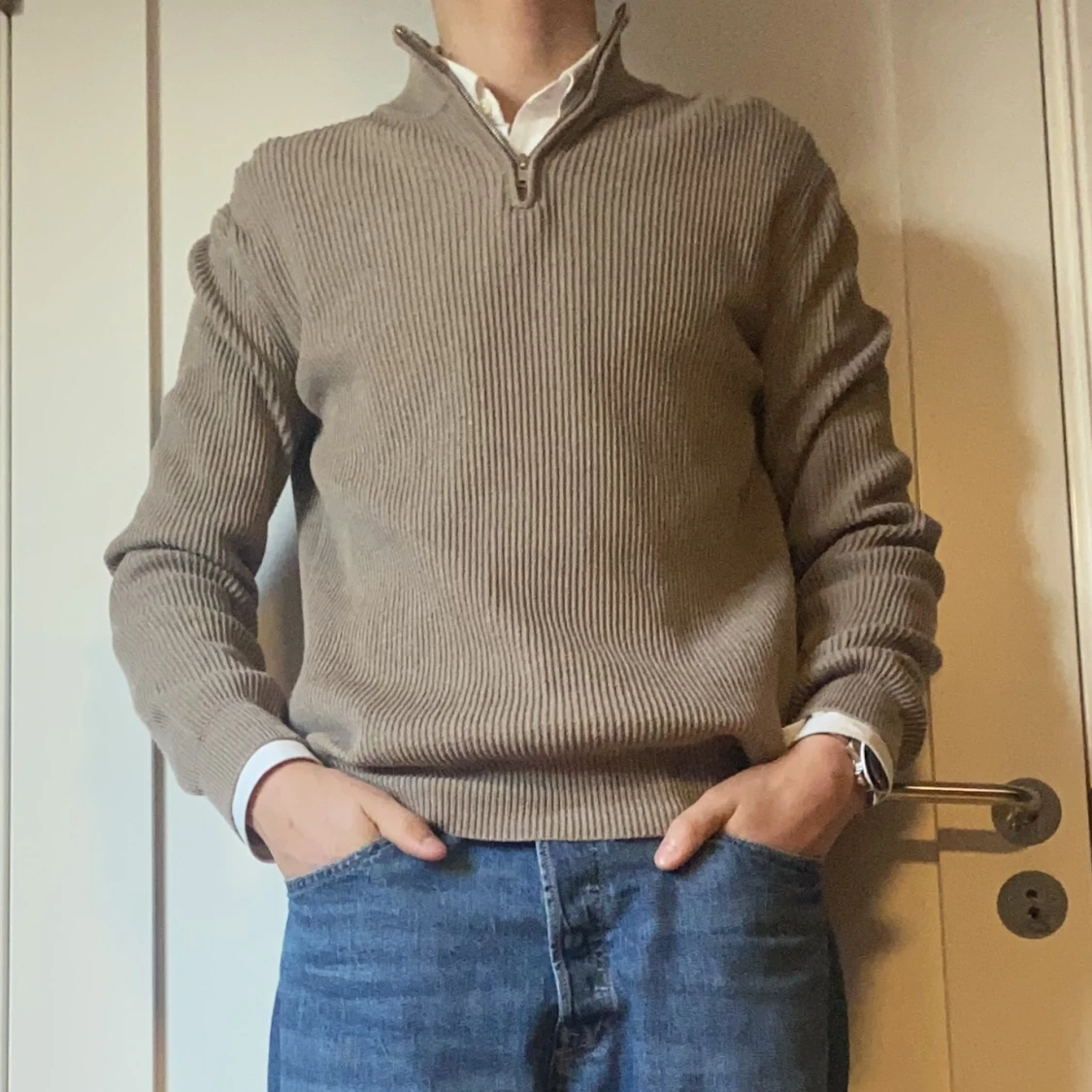 John Henric half zip