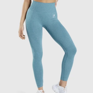 Gymshark seamless tights - Använda ett fåtal gånger, mycket bra skick, sköna att träna i, dessutom slutsålda!!