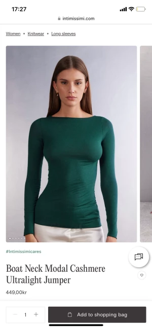 Intimissimi tröjor!!!💕🤩🥳 - Säljer dessa två intimissimi tröjor i storlek S, skriv om du är intresserad av båda eller någon av de🥳200kr st (DEN GRÖNA ÄR NU SÅLD)