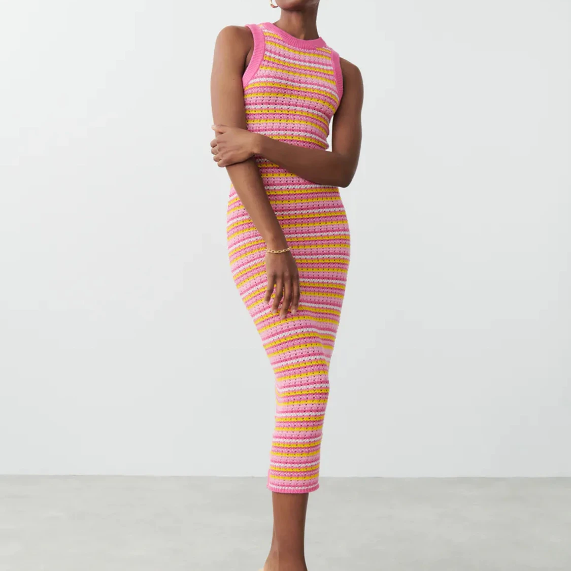 Virkad klänning NY - 90