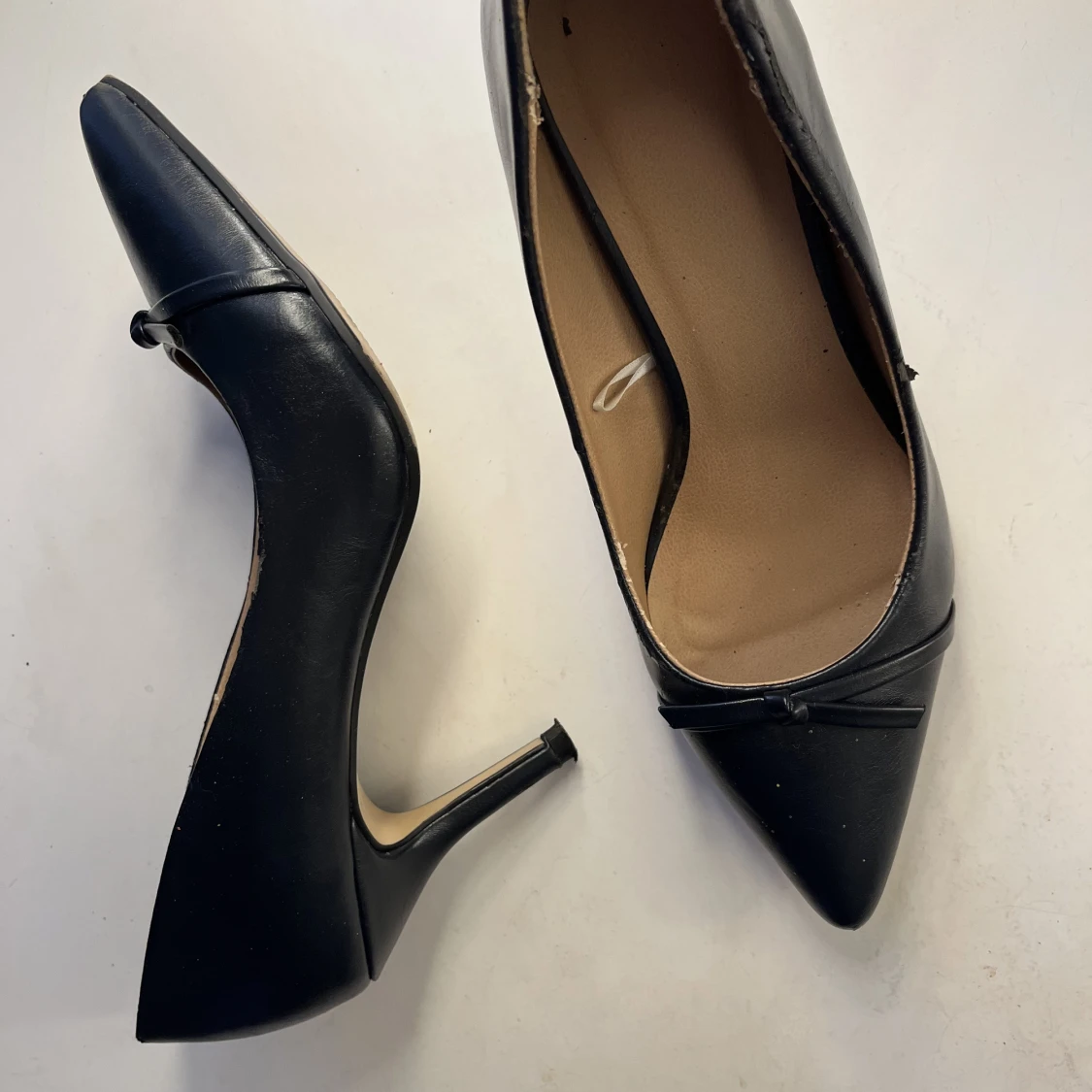 Marinblå klackskor - 90