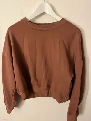 En brun sweatshirt från lager 157 i storlek M, endast använd ett fåtal gånger.