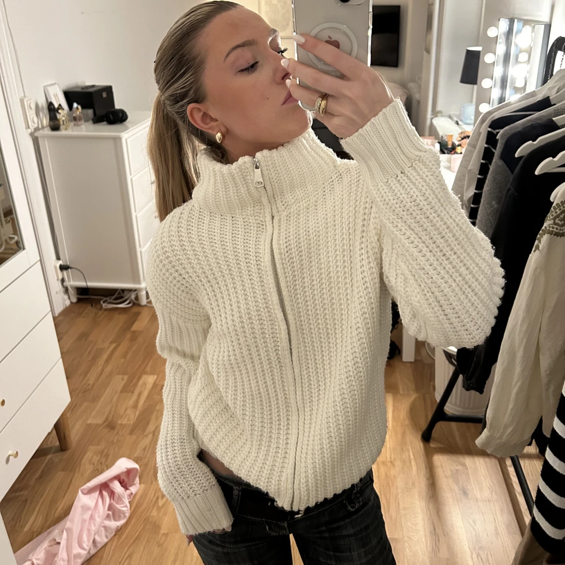 Stickad tröja  - 90