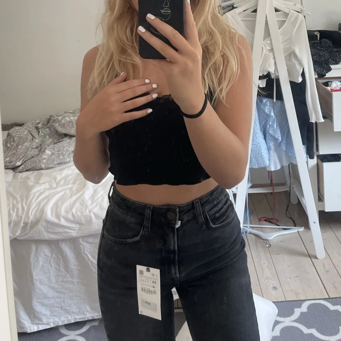 Zara slim flare jeans