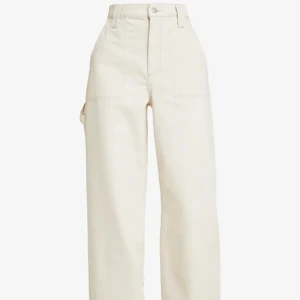 Krämvita Jeans Med Vida Ben - Krämvita Jeans Med Vida Ben.  Brand: TopShop  Size: W25 L32