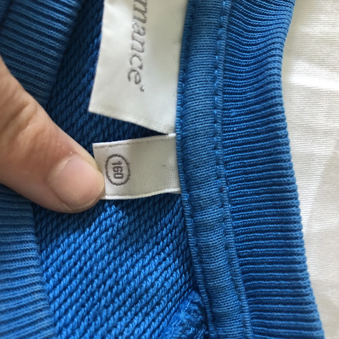 Blå pekperformens tröja - 90