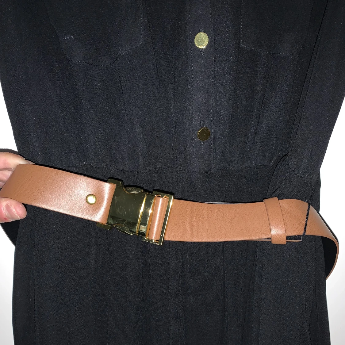 Klänning med bälte  - 90