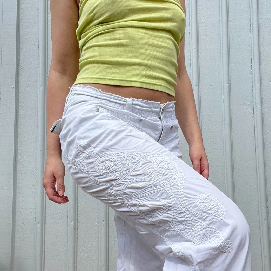 Byxor med broderi  - 91