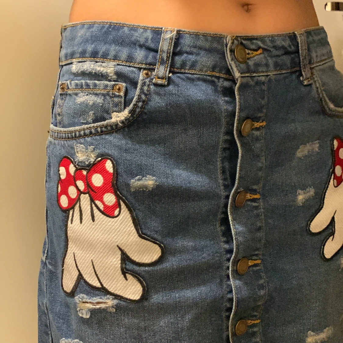 Minnie mouse kjol - 90