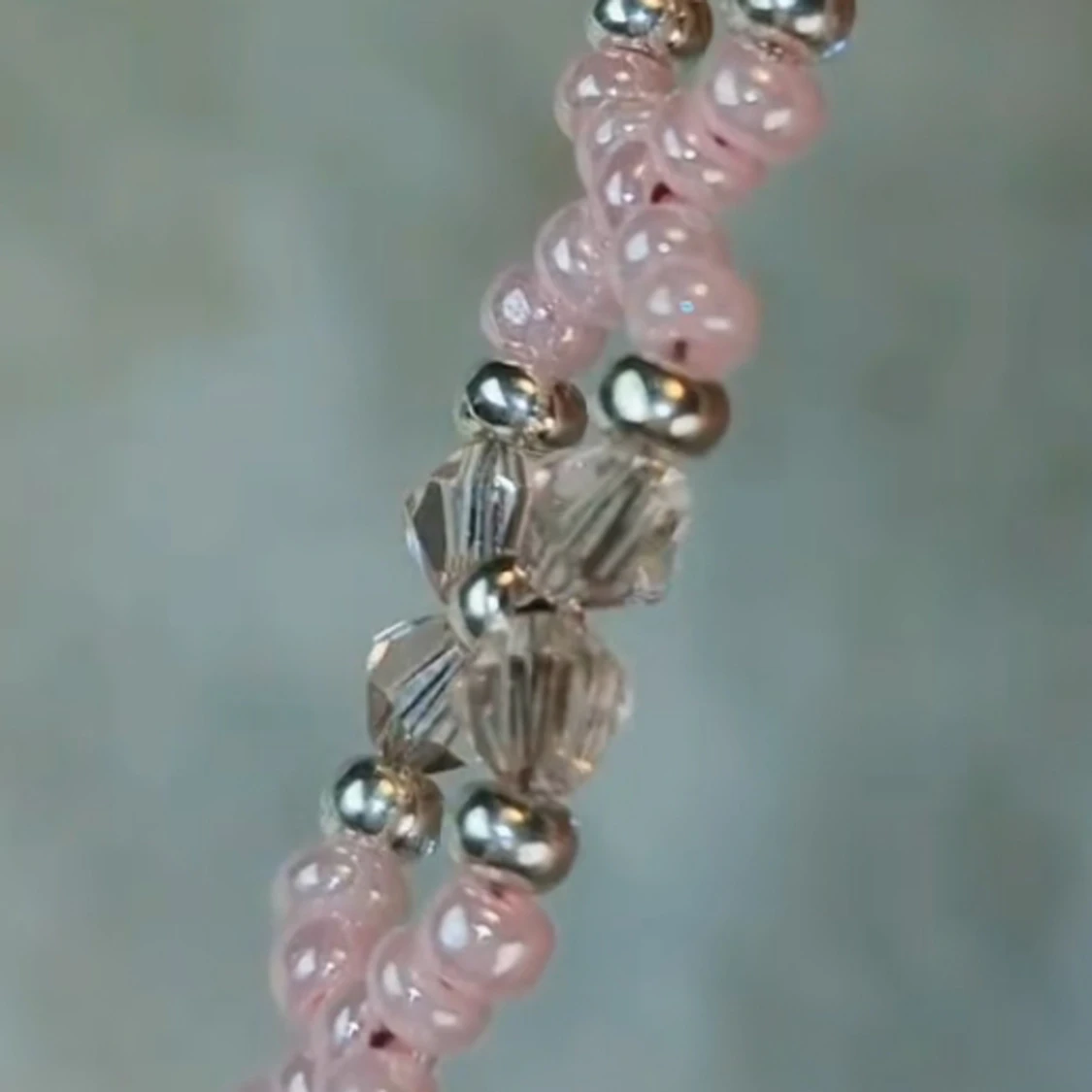 Armband handgjort av glaspärlor  - 90