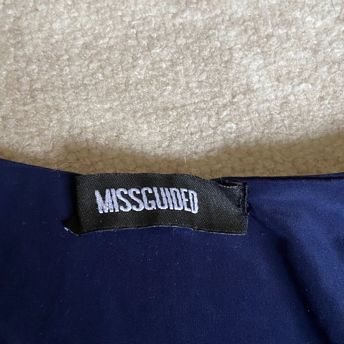 Mörblå tajt klänning-Missguided - 91