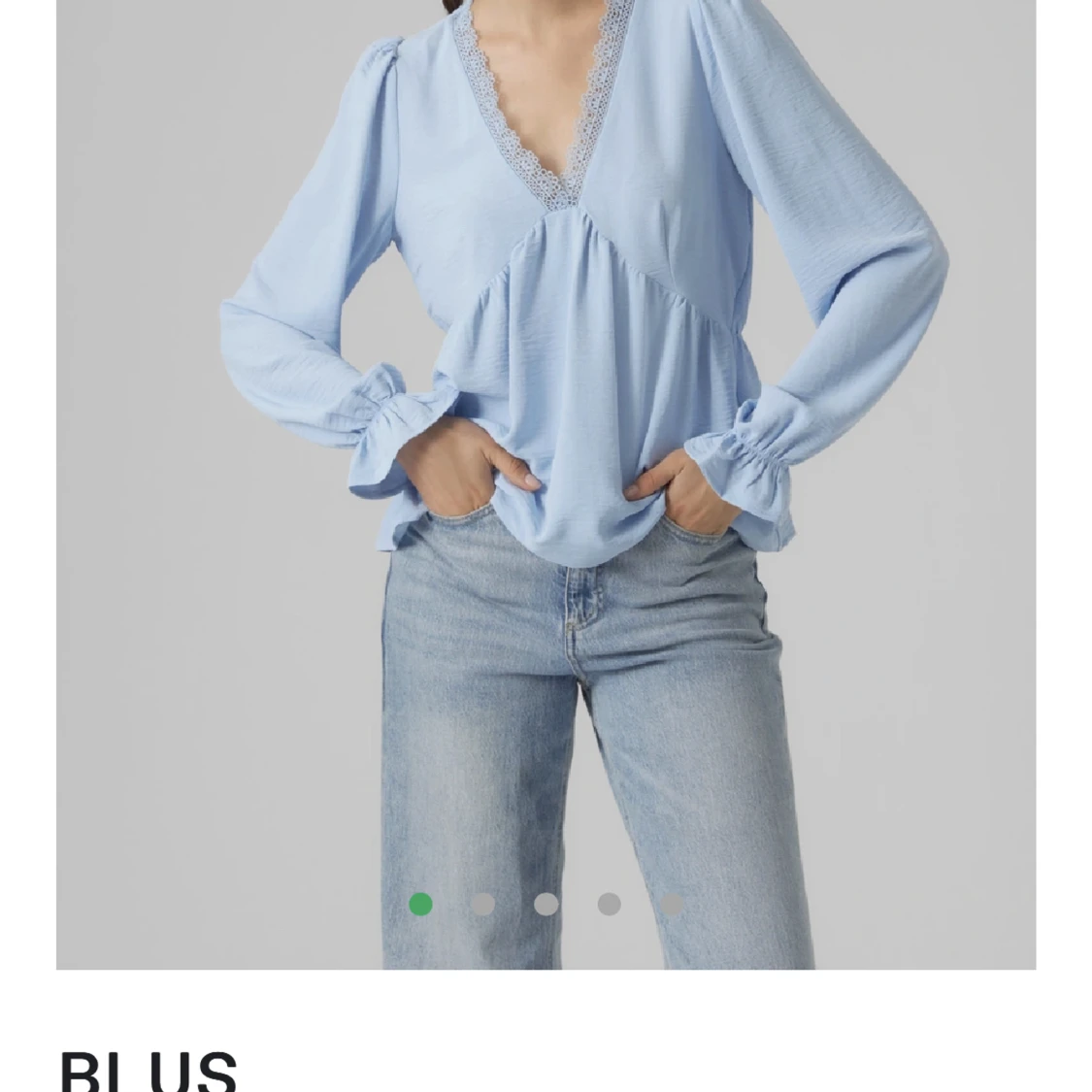 Blå blus från Vero Moda