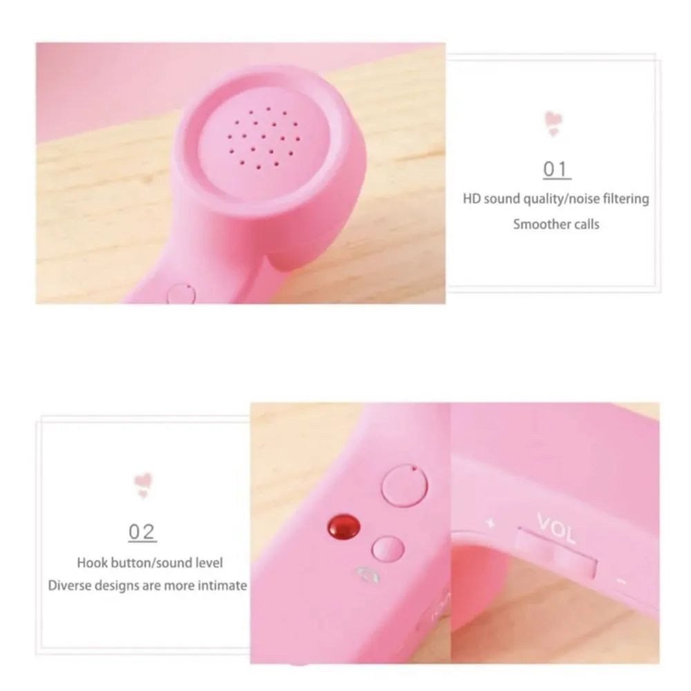 Cool Retro mobiltelefon, funkar riktigt bra roligt att lyssna p musik i den, den har 4.88 stjärnor på shein, rosa och fin den är 22,7  cm lång och 6,8 bredd, original pris är 75kr. Accessoarer.