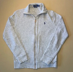 Polo tröja - Grå polo zip