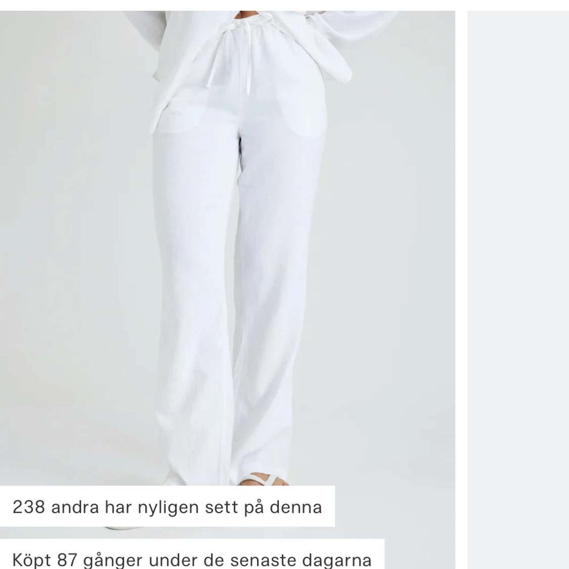 Linnebyxor från bikbok