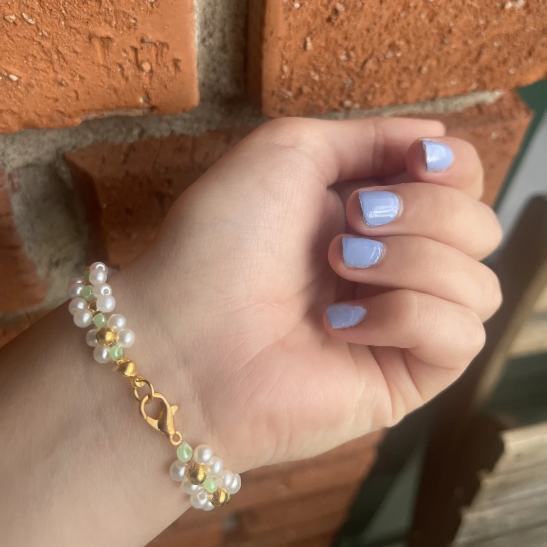 Armband med blommor - 91