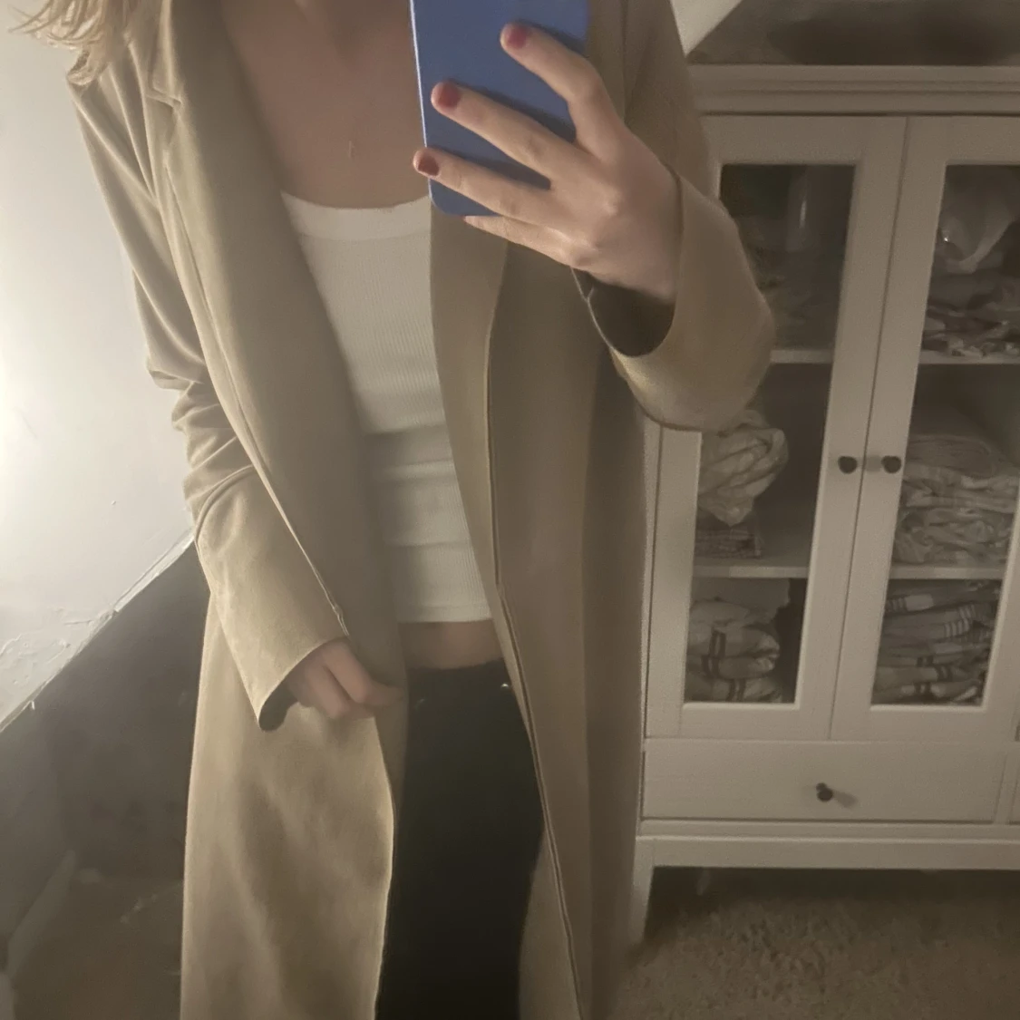 Brun beige kappa  - 90