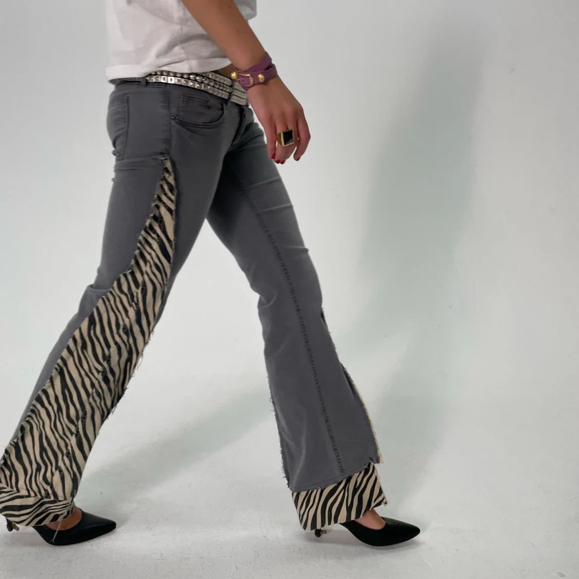REMAKE JEANS ZEBRA