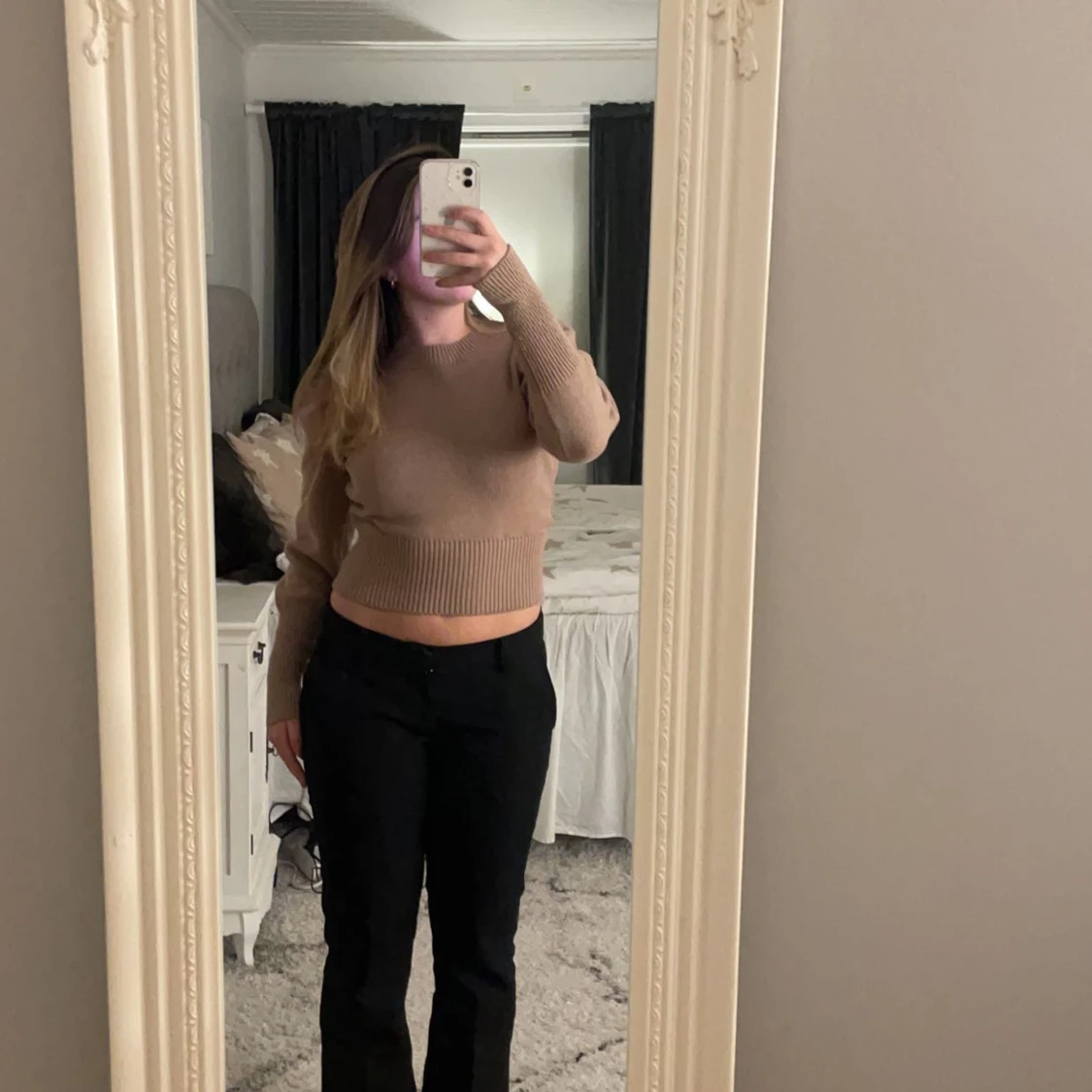 Tröja med puffade armar