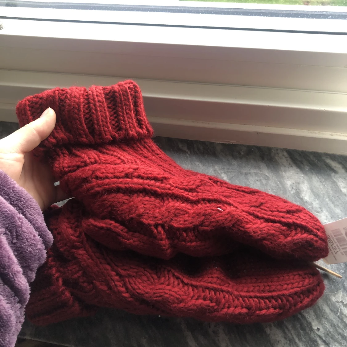 Nya fluffiga strumpor  - 90