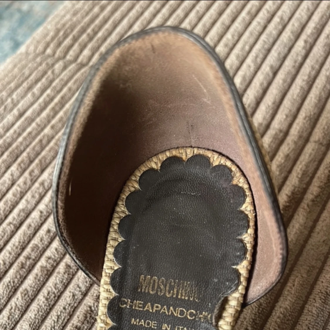 Vintage moschino klackar  - 90